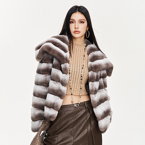 Rex rabbit Fur Coat